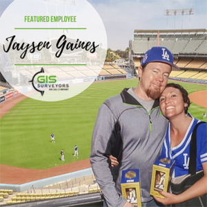 Featured Employee Jaysen Gaines GIS Surveyors